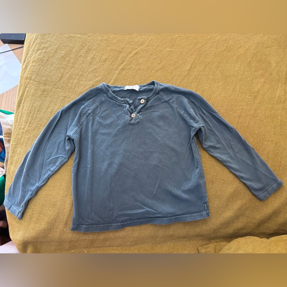 Long Sleeve Henley Shirt